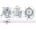 NISSENS Vnitřní ventilátor NIS 87861, 87861