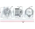 NISSENS Vnitřní ventilátor NIS 87862, 87862