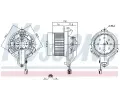 Vnitn ventiltor NISSENS ‐ NIS 87867