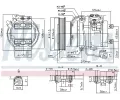 NISSENS Kompresor klimatizace NIS 890017, 890017