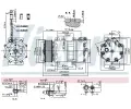 NISSENS Kompresor klimatizace NIS 890022, 890022