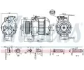 NISSENS Kompresor klimatizace NIS 890037, 890037