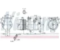 NISSENS Kompresor klimatizace NIS 890045, 890045
