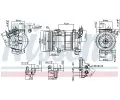 NISSENS Kompresor klimatizace NIS 890051, 890051