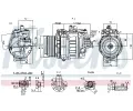 NISSENS Kompresor klimatizace ** FIRST FIT ** NIS 890060, 890060