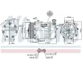 NISSENS Kompresor klimatizace NIS 890063, 890063