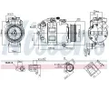 NISSENS Kompresor klimatizace NIS 890068, 890068