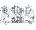 NISSENS Kompresor klimatizace NIS 890070, 890070