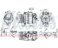 NISSENS Kompresor klimatizace NIS 890073, 890073
