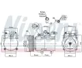 NISSENS Kompresor klimatizace NIS 890136, 890136
