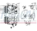 NISSENS Kompresor klimatizace ** FIRST FIT ** NIS 890156, 890156