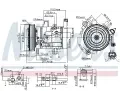 NISSENS Kompresor klimatizace NIS 890159, 890159