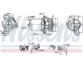 Kompresor klimatizace NISSENS ‐ NIS 890172