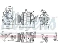 NISSENS Kompresor klimatizace NIS 890173, 890173