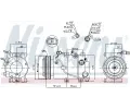 NISSENS Kompresor klimatizace NIS 890174, 890174