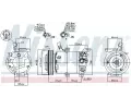 NISSENS Kompresor klimatizace NIS 890176, 890176