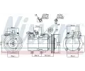 NISSENS Kompresor klimatizace NIS 890182, 890182