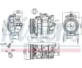 NISSENS Kompresor klimatizace NIS 890191, 890191