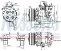NISSENS Kompresor klimatizace NIS 890195, 890195