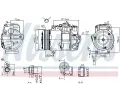 NISSENS Kompresor klimatizace ** FIRST FIT ** NIS 890199, 890199