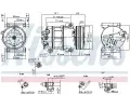 NISSENS Kompresor klimatizace NIS 890211, 890211