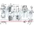 NISSENS Kompresor klimatizace NIS 890213, 890213
