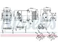 NISSENS Kompresor klimatizace NIS 890216, 890216