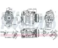NISSENS Kompresor klimatizace NIS 890218, 890218
