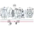 NISSENS Kompresor klimatizace NIS 890230, 890230