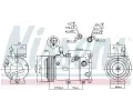 NISSENS Kompresor klimatizace NIS 890237, 890237