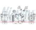 NISSENS Kompresor klimatizace NIS 890238, 890238