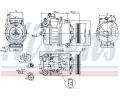 NISSENS Kompresor - klimatizace NIS 89023, 89023