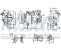 NISSENS Kompresor klimatizace NIS 890246, 890246
