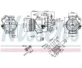 NISSENS Kompresor klimatizace NIS 890263, 890263