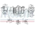 NISSENS Kompresor klimatizace NIS 890269, 890269