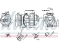 NISSENS Kompresor - klimatizace NIS 89027, 89027