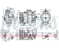NISSENS Kompresor klimatizace NIS 890294, 890294