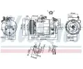 NISSENS Kompresor klimatizace NIS 890297, 890297