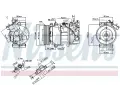 NISSENS Kompresor klimatizace NIS 890299, 890299