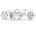 NISSENS Kompresor - klimatizace NIS 89029, 89029