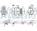 NISSENS Kompresor - klimatizace NIS 89030, 89030
