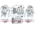 NISSENS Kompresor klimatizace NIS 890315, 890315