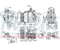 NISSENS Kompresor klimatizace NIS 890322, 890322