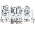 NISSENS Kompresor klimatizace NIS 890337, 890337