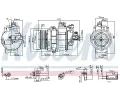 NISSENS Kompresor klimatizace NIS 890359, 890359