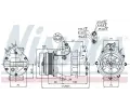 NISSENS Kompresor - klimatizace NIS 89037, 89037