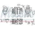 NISSENS Kompresor klimatizace NIS 890390, 890390
