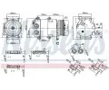 NISSENS Kompresor klimatizace NIS 890392, 890392