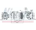 NISSENS Kompresor klimatizace NIS 89044, 89044