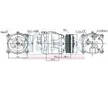 NISSENS Kompresor klimatizace NIS 89048, 89048